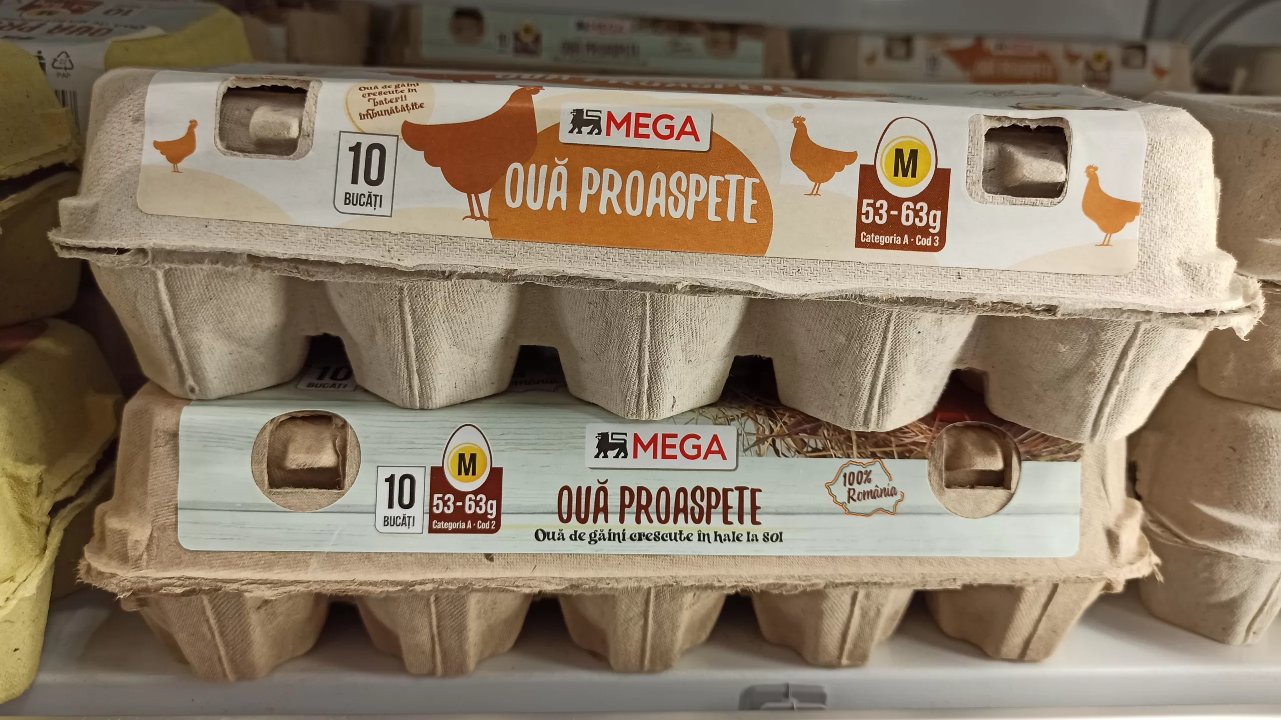 Găini în cușcă