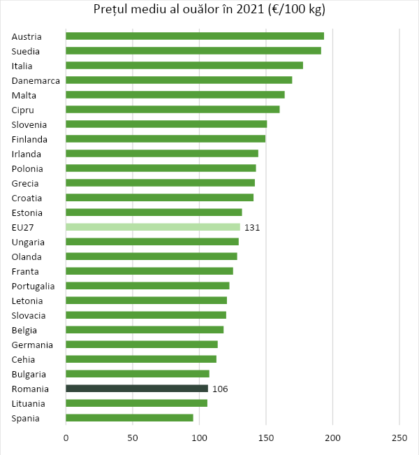 Prețul mediu al ouălor în statele membre ale Uniunii Europene